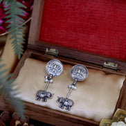 Amara Signature Gaj Earrings with Pearl