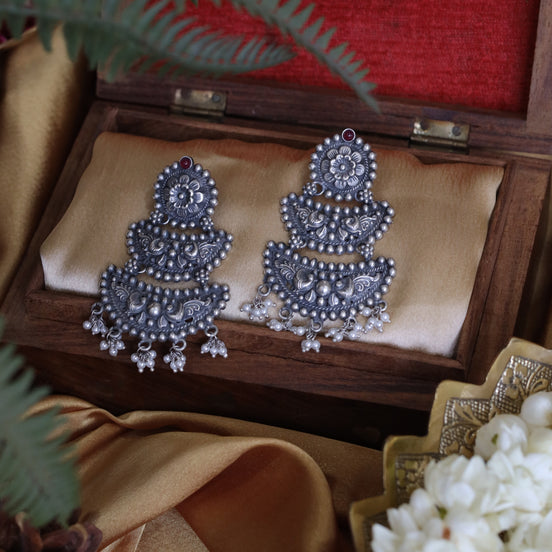 Nayantara Ethereal Chand Bali with Pearl