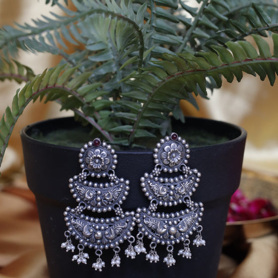 Nayantara Ethereal Chand Bali with Pearl