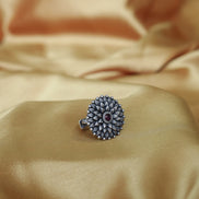 Taaraasya Signature Ring with Floral Motif
