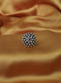 Chandrika Spherical Ring with Red Stone