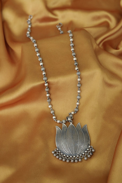 Amara Essential Lotus Necklace with Ghungroo