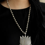 Amara Essential Lotus Necklace with Ghungroo