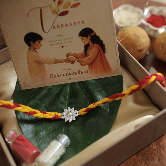 Kusum - The Eternal Bloom Rakhi