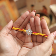 Kusum - The Eternal Bloom Rakhi