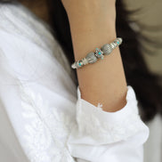 Nayra Spherical Kada with Turquoise Stone