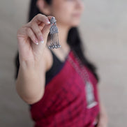 Taaraasya Signature Earrings with Motif and Ghungroo