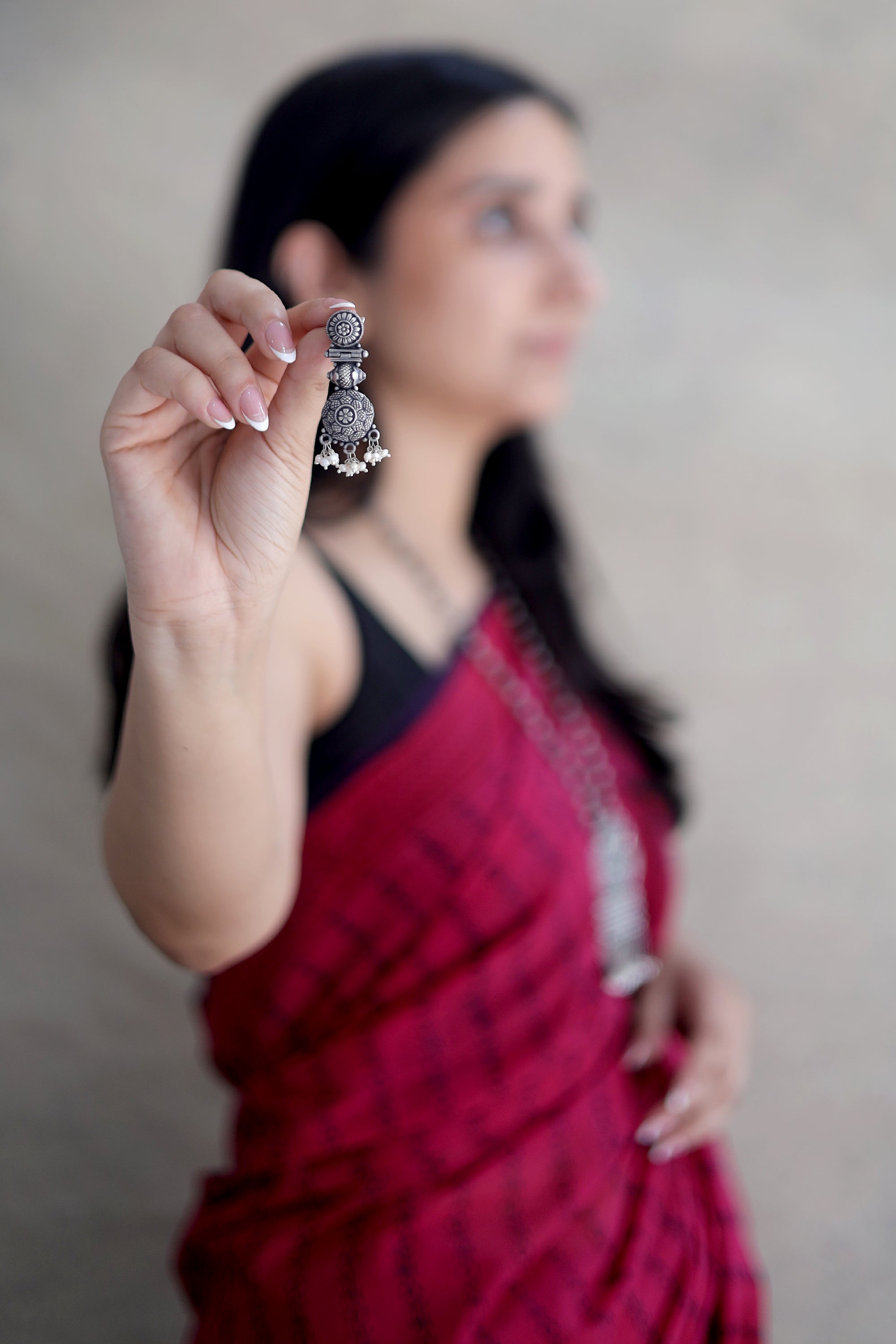 Nayantara Timeless Earrings with Pearl