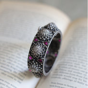 Taaraasya Signature Kada with Flowers