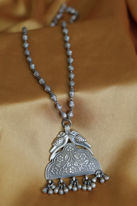 Amara Classic Necklace with Birds and Ghungroo