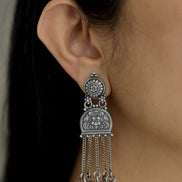 Taaraasya Signature Earrings with Motif and Ghungroo