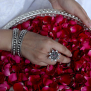 Amara Everyday Essential Ring with Red Stone