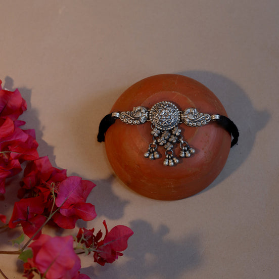 Chandrika Ambi Choker with Flowers and Ghungroo