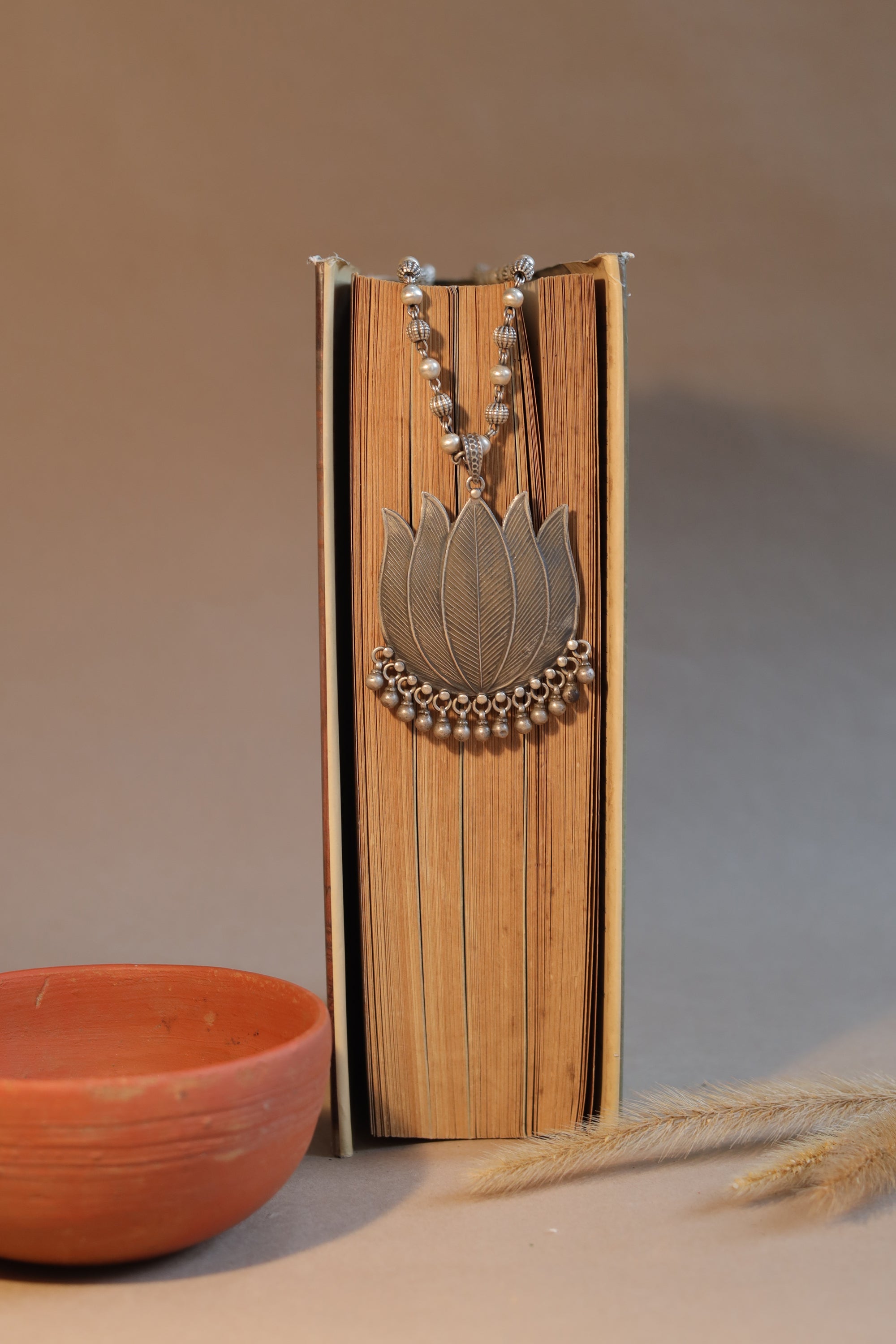 Amara Essential Lotus Necklace with Ghungroo