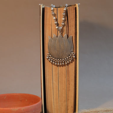 Amara Essential Lotus Necklace with Ghungroo