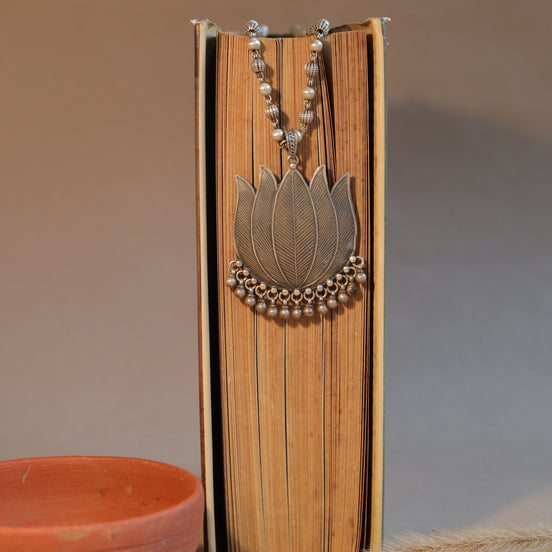 Amara Essential Lotus Necklace with Ghungroo