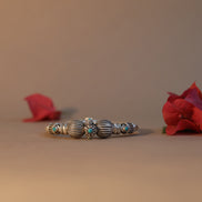 Nayra Spherical Kada with Turquoise Stone