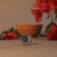Amara Everyday Essential Ring with Red Stone